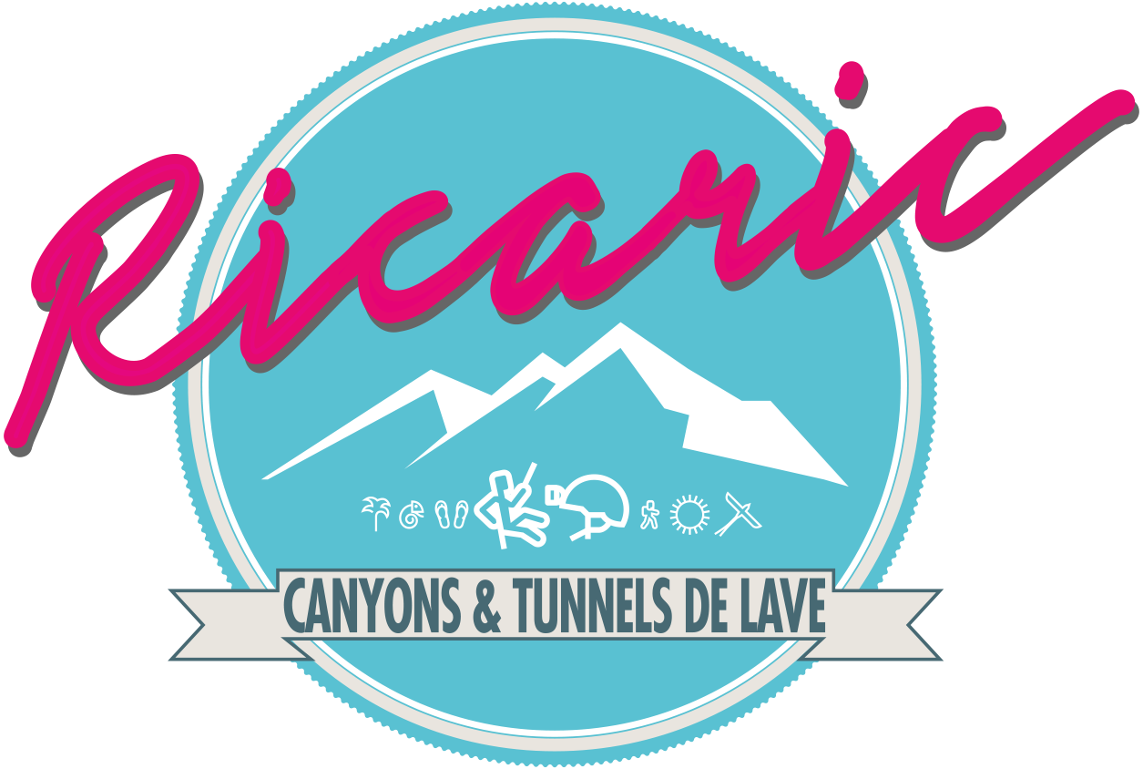 Logo RAR 202017 Logo Ricaric canyon et tunnel de lave à La Réunion