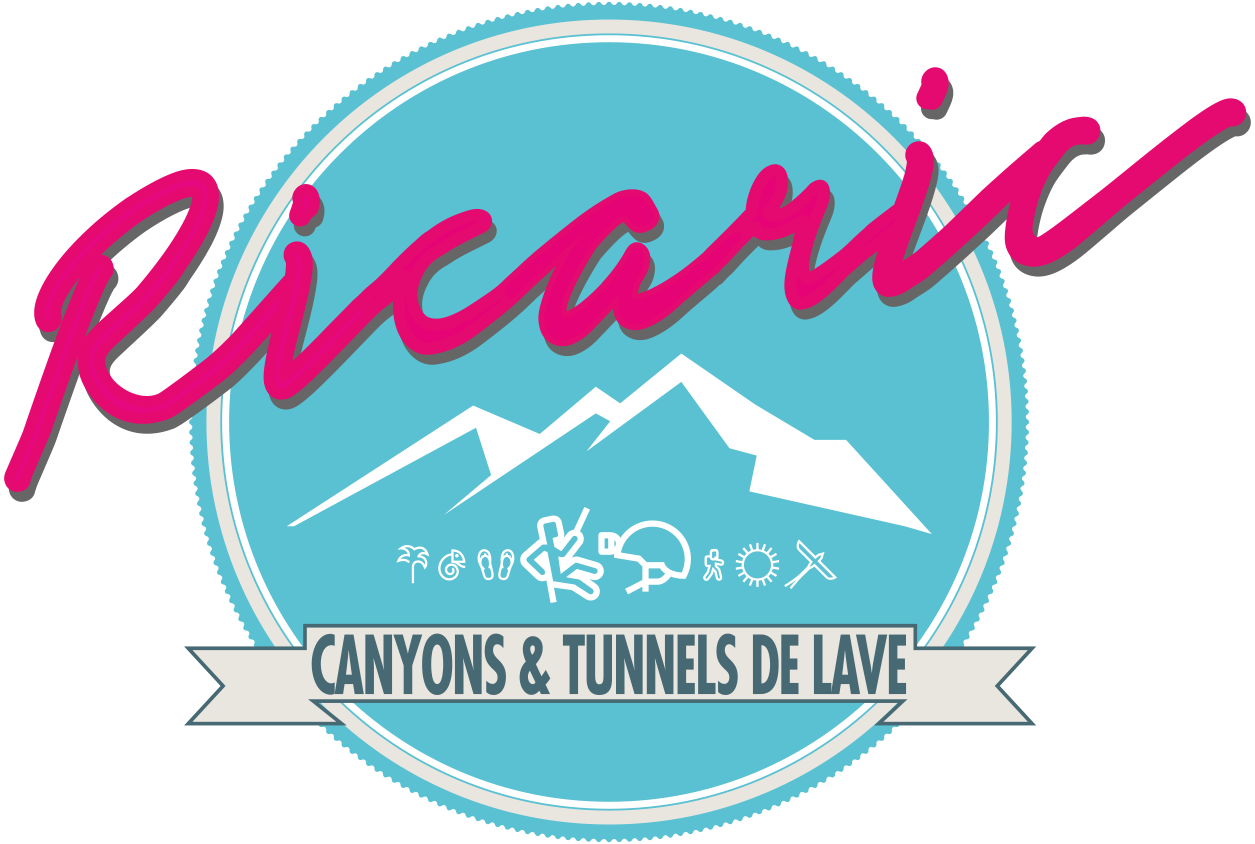 Logo Ricaric canyon et tunnel de lave à La Réunion